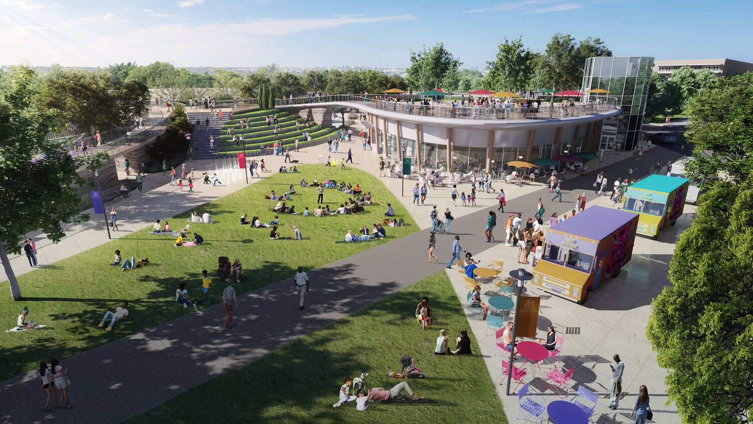 Dallas Releases Plan for Southern Gateway Deck Park in Oak Cliff - Vimarsana News