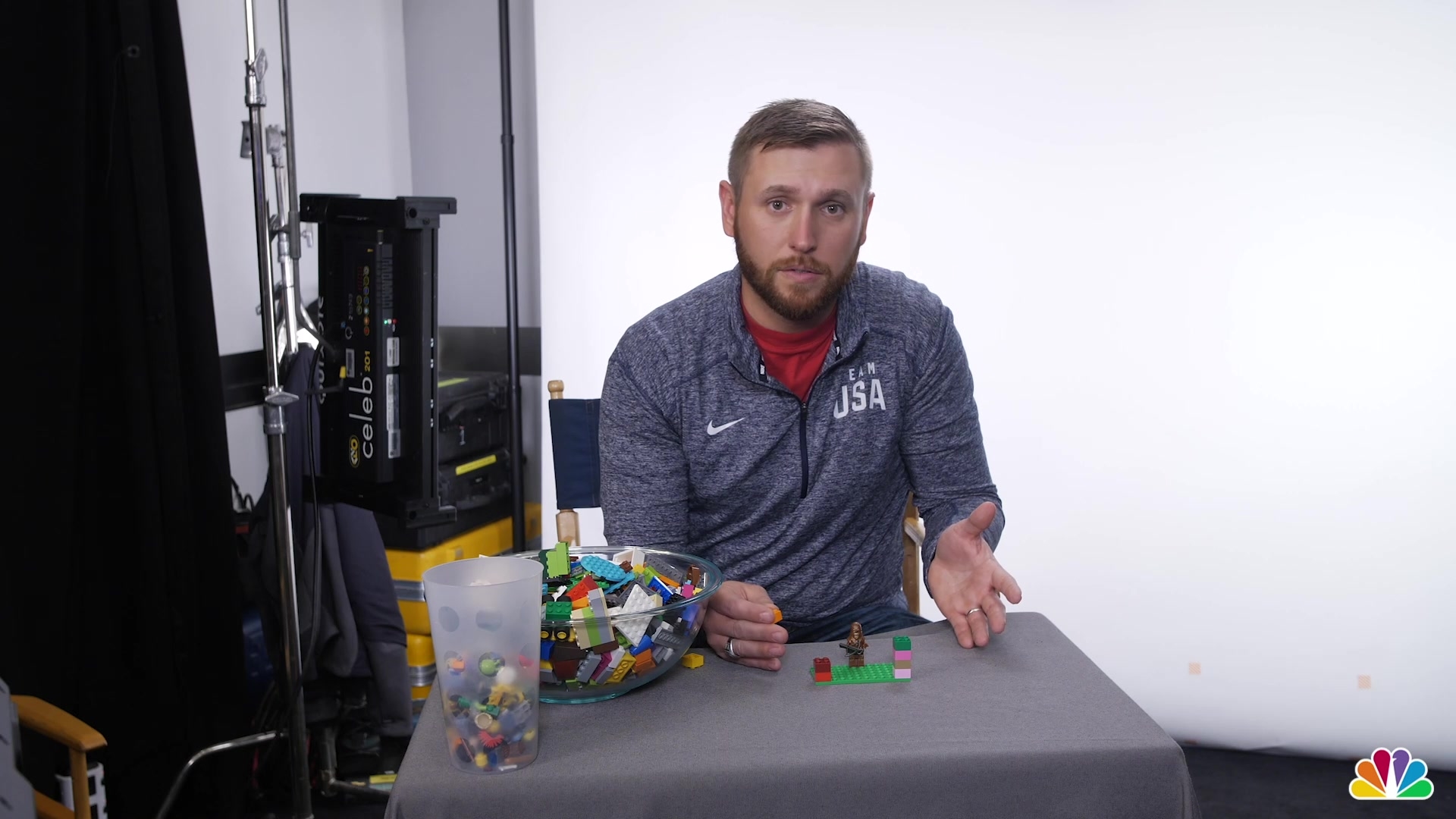 Vincent Hancock Explains Skeet Shooting With Legos - NBC 5 ...