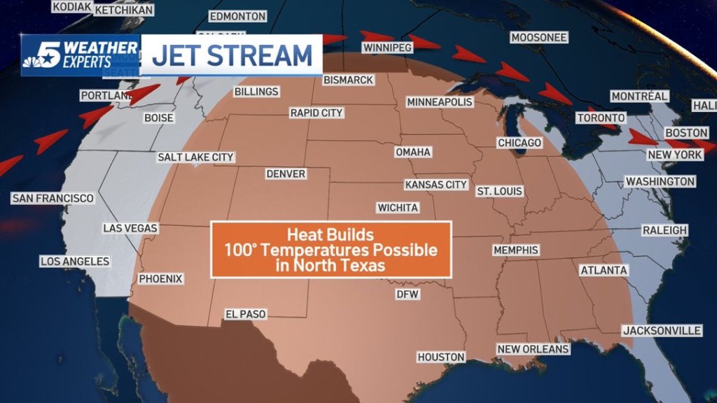 First 100Degree Days of the Year Likely Next Week NBC 5 DallasFort