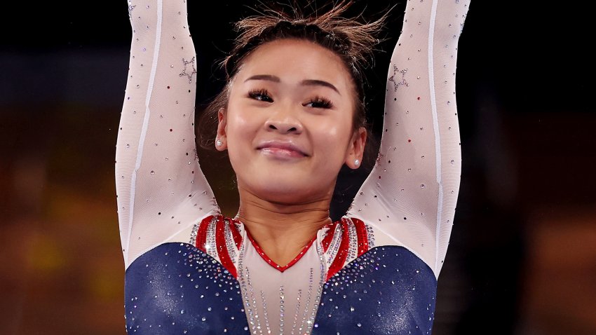 USA's Suni Lee Wins Gold in Women's Individual Gymnastics All-Around