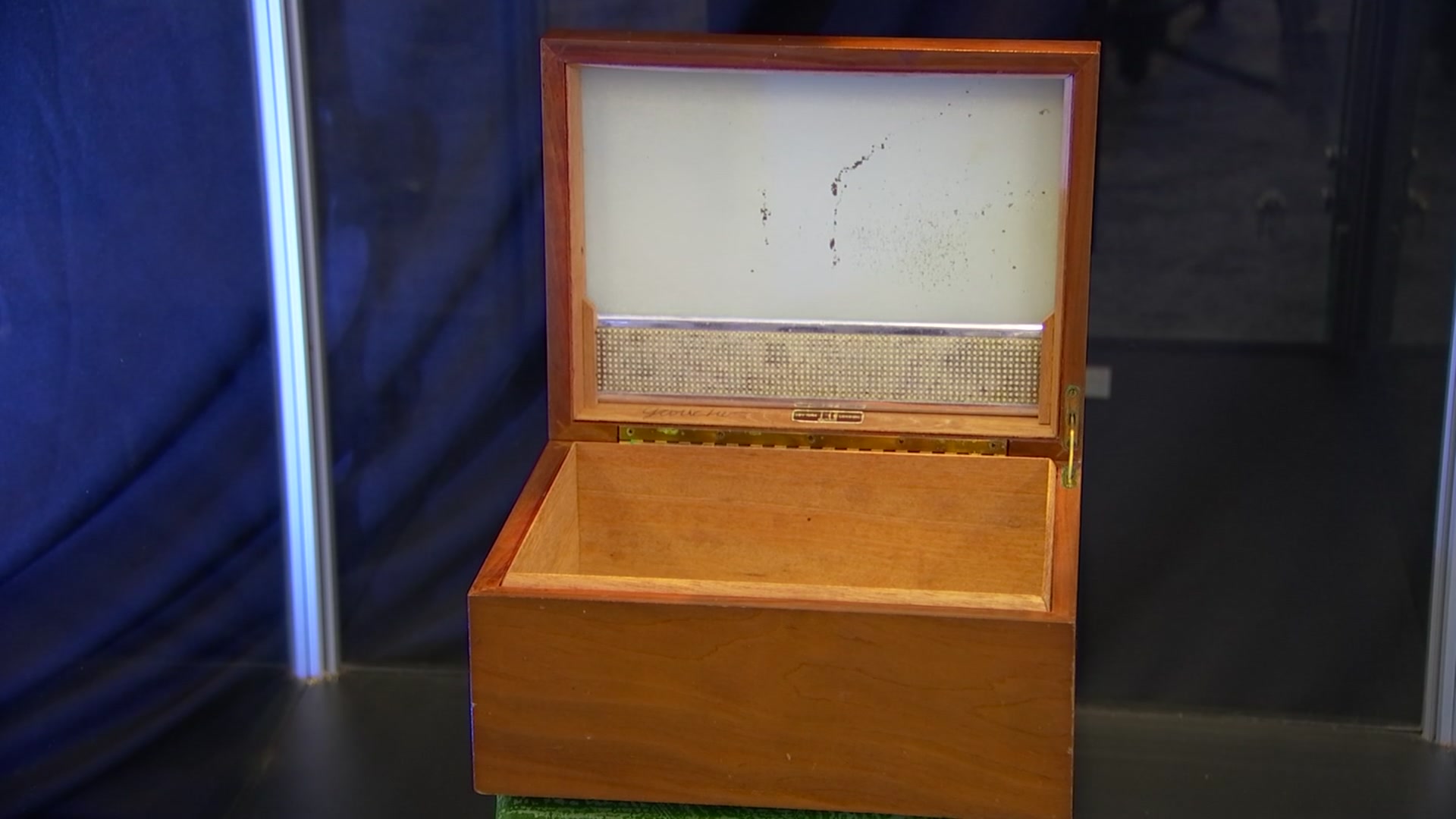 The opening bid was $6,000 for Groucho Marx’s signed personal Dunhill humidor. It belonged to Marx from the late 1930s until his death in 1977.