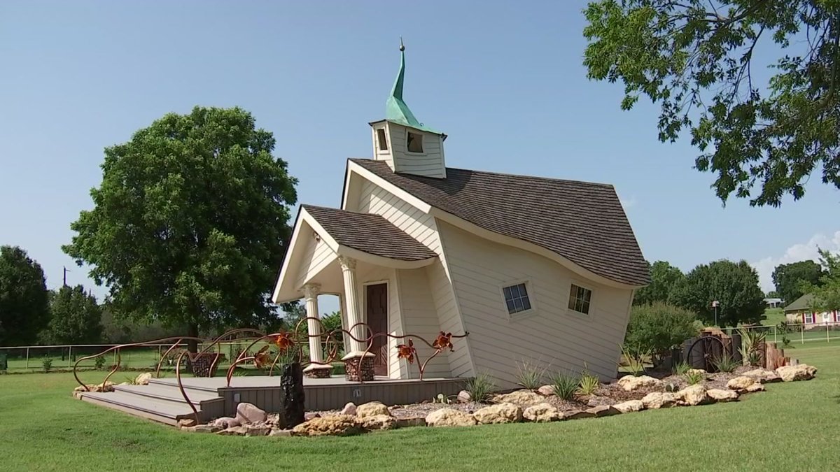 The Story Behind the Crooked Chapel in Pilot Point NBC 5 DallasFort