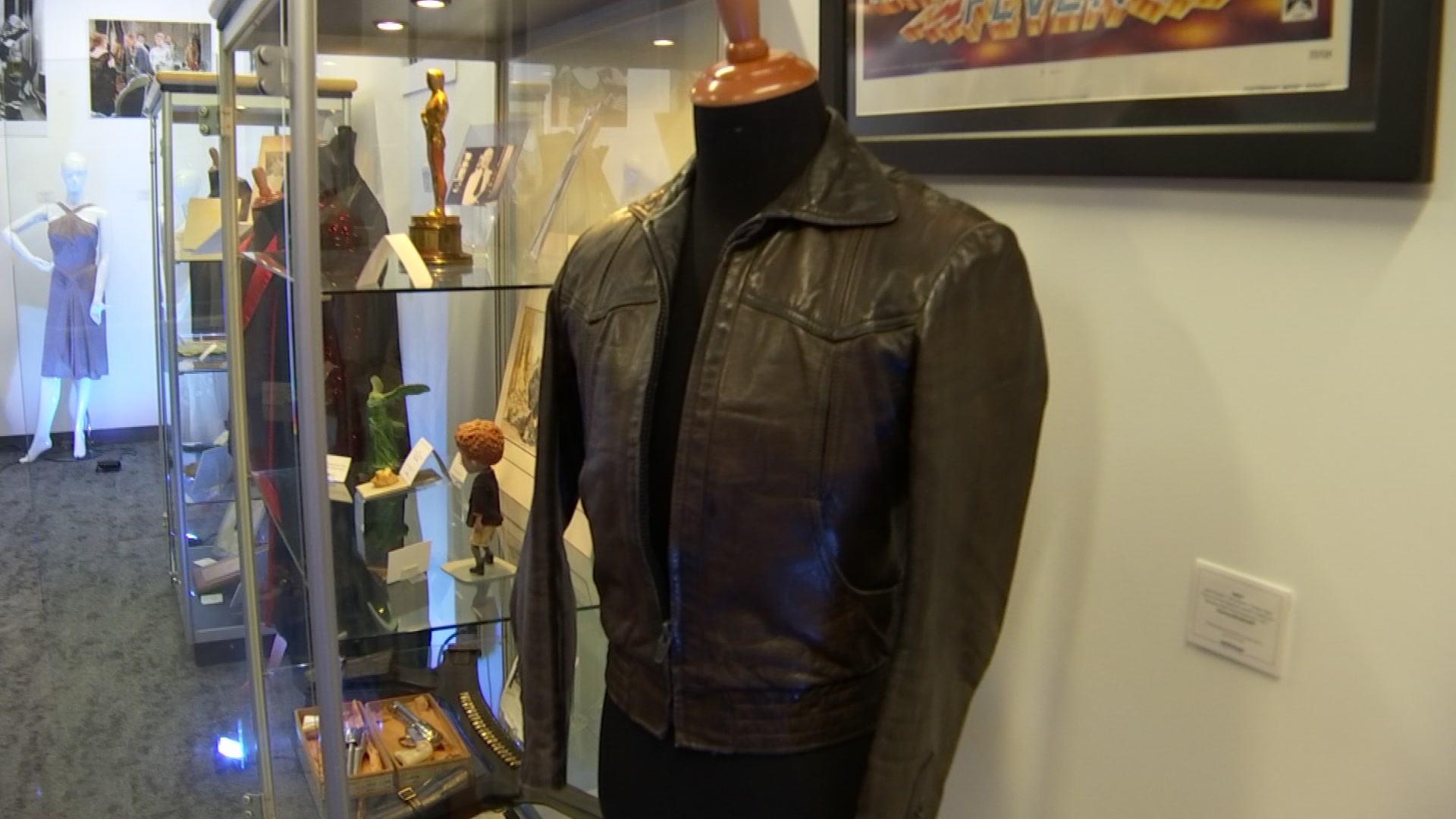 Bidding started at $40,000 for the vintage original Saxony brand black leather jacket worn by John Travolta’s character ‘Tony Manero’ in the iconic opening sequence of “Saturday Night Fever.”