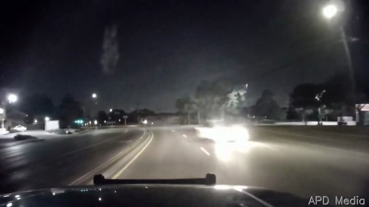 Video Shows WrongWay Driver Nearly Crash Headon Into Arlington Police