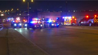 Three people were killed and two people were injured early Saturday morning on West Mockingbird Lane in one of four deadly crashes in Dallas County.