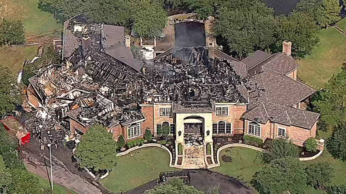 Former Southlake Home of Pat Summerall Catches Fire NBC 5 DallasFort
