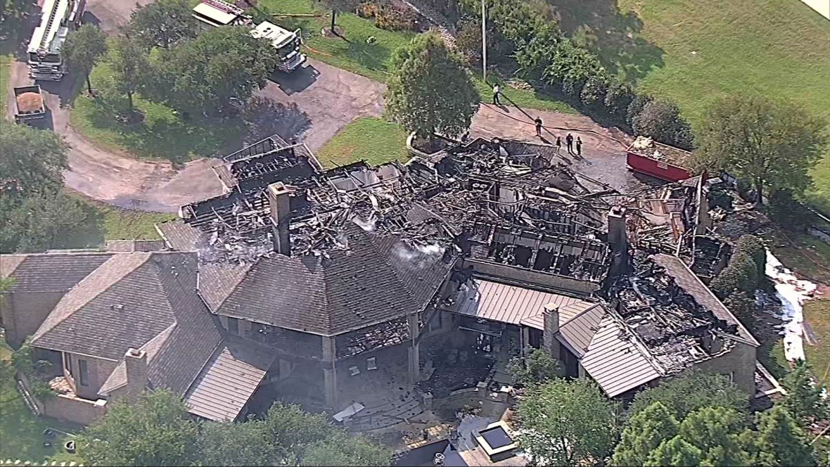 Former Southlake Home of Pat Summerall Catches Fire Friday NBC 5