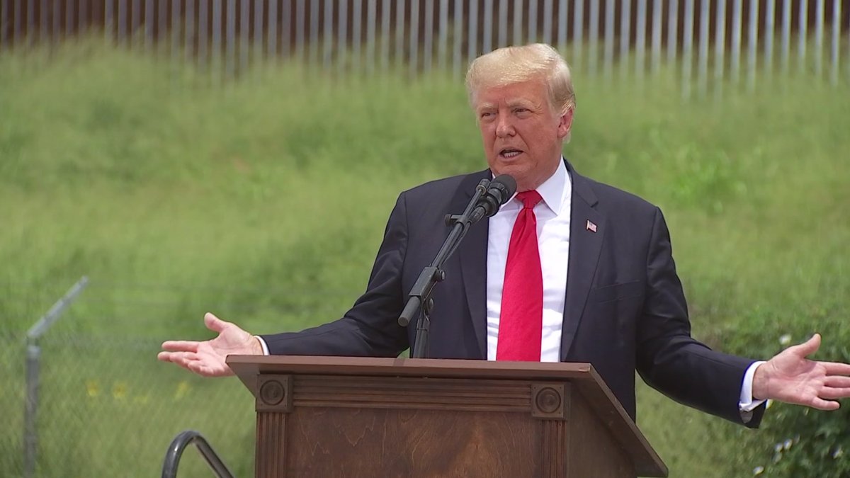 GOP Embraces Trump During Visit to Texas, Border Wall – NBC 5 Dallas ...