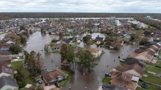 Flooding in Louisiana hurricane ida