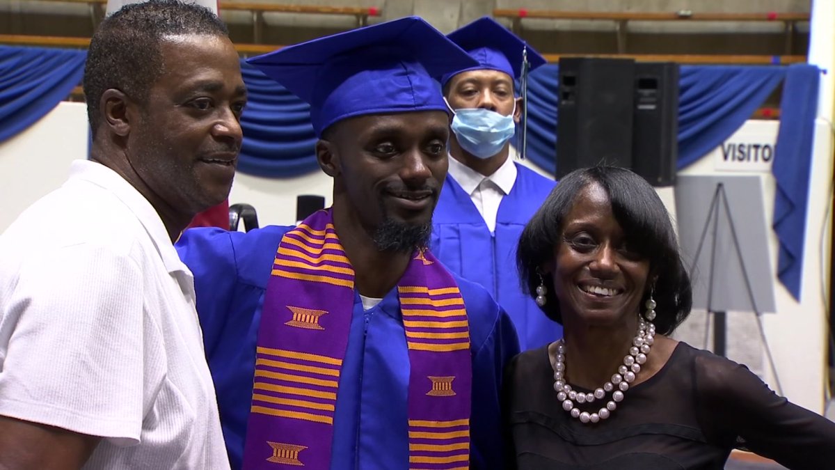 Former High School Football Player Left Paralyzed Walks Stage at