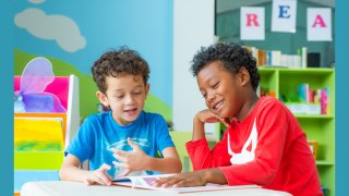 Two Boys Reading - RWY