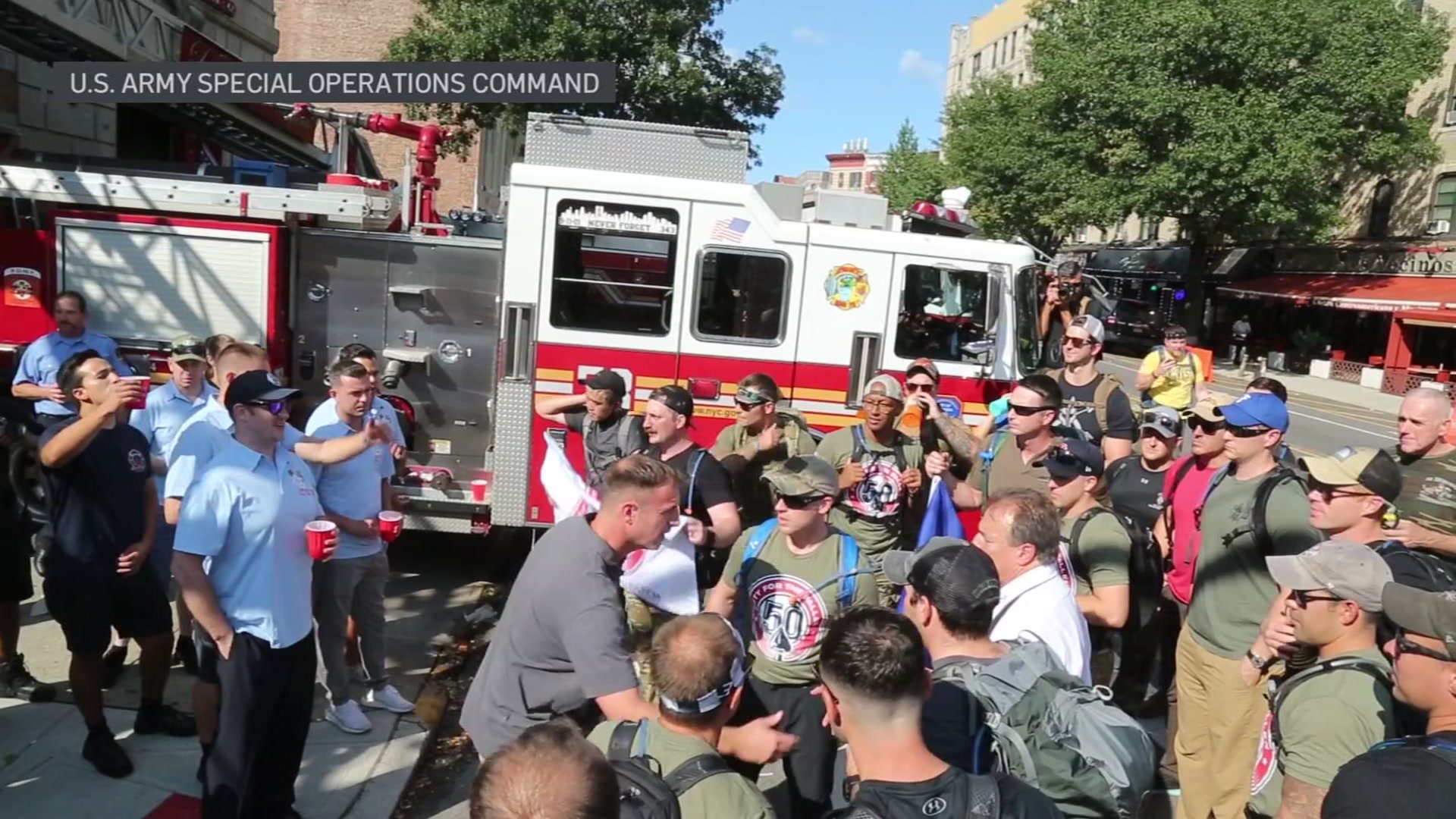 Soldiers ruck march 50 miles in New York City