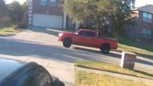 Arlington police released the above photo of truck they are looking for in connection to a hit-and-run that left a 5-year-old in the hospital.