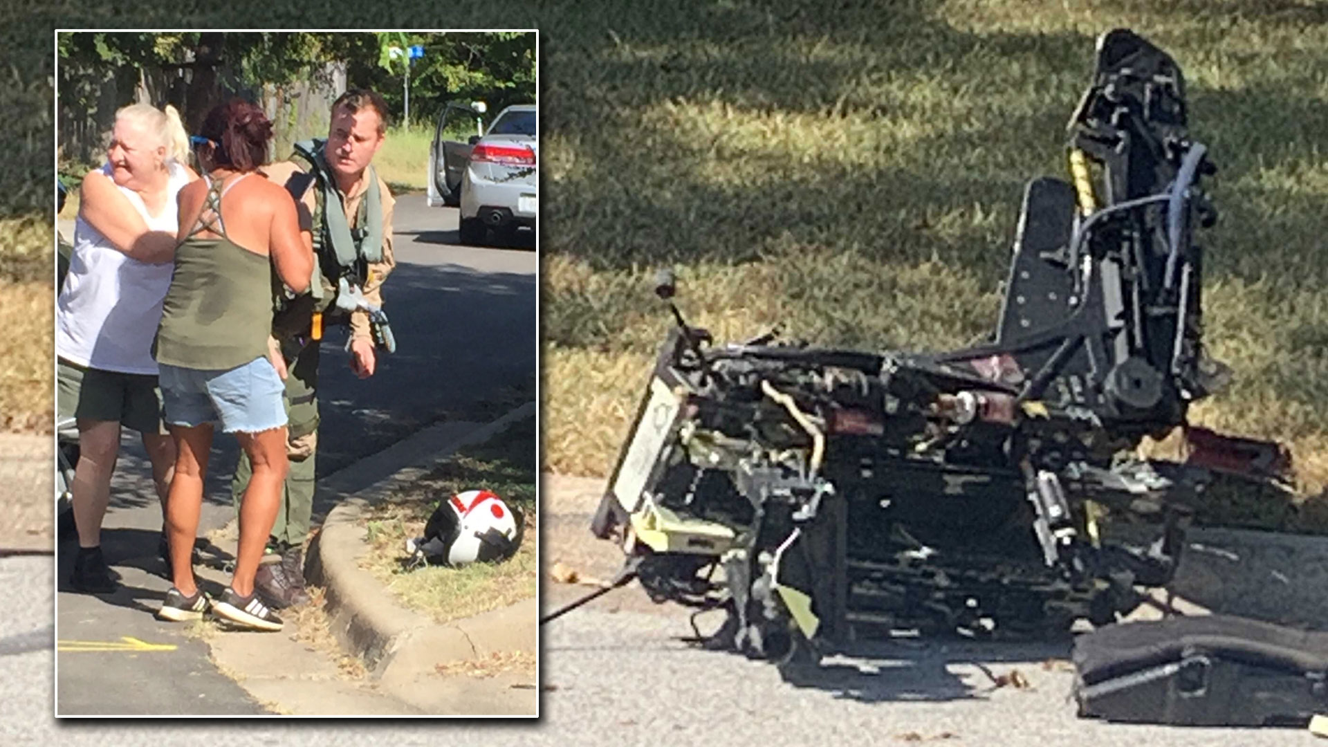 Military Jet Crashes in Lake Worth Neighborhood, Crew Ejected