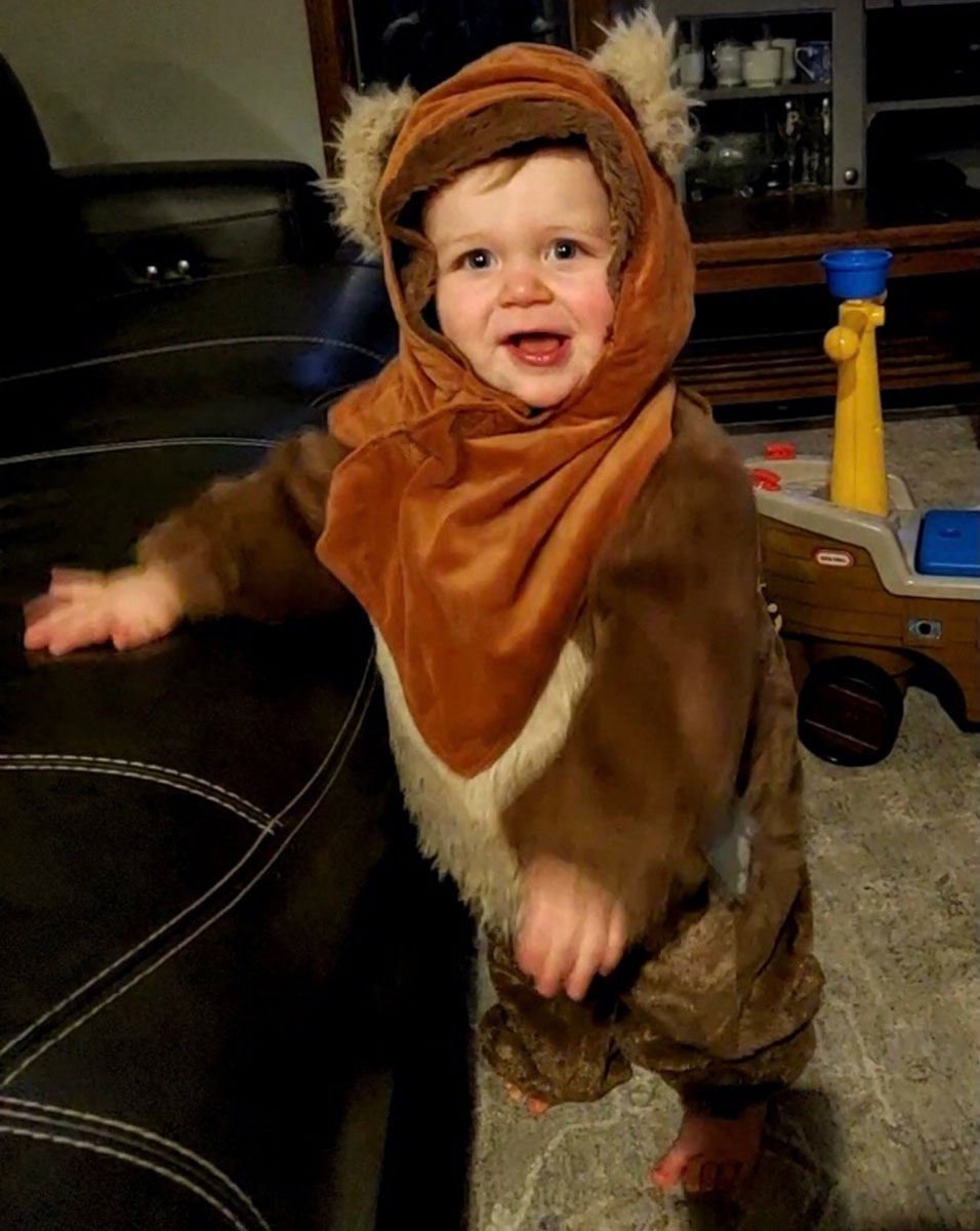 1 year old Nolan the Ewok!  Cindy Brown  Lake Worth