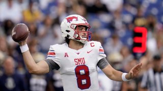 SMU quarterback Tanner Mordecai