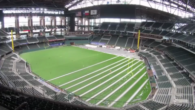 History Made as First Football Game Played at Globe Life Field – NBC 5  Dallas-Fort Worth
