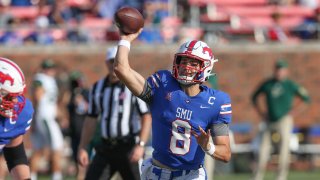 Southern Methodist Mustangs QB Tanner Mordecai