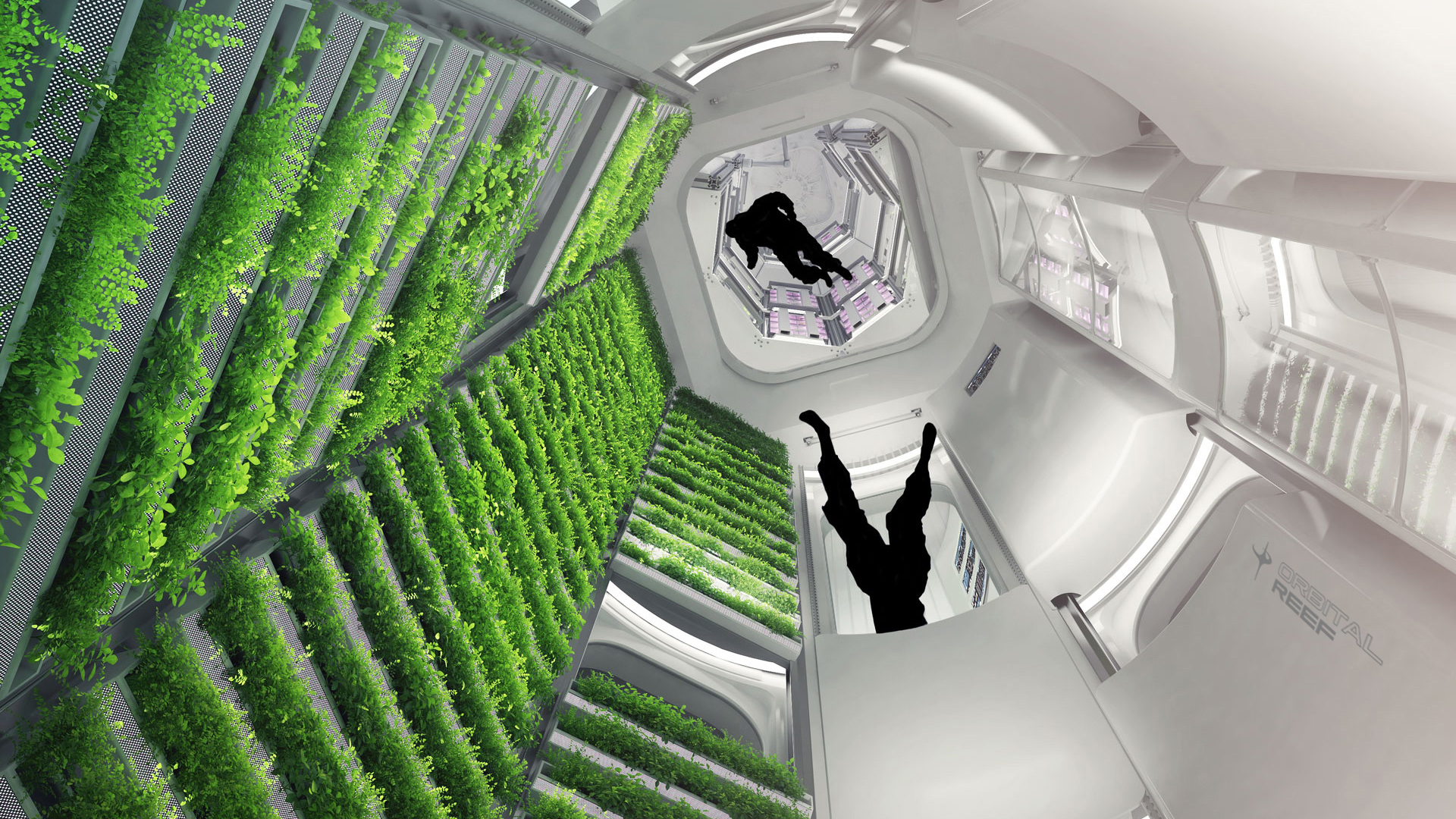Rendering of Orbital Reef, a space station planned by Blue Origin and Sierra Space, announced Oct. 25, 2021.
