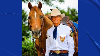 A horse that was a part of the Rockwall County Sheriff's Posse was euthanized Wednesday after being hit by a car during a freak accident.