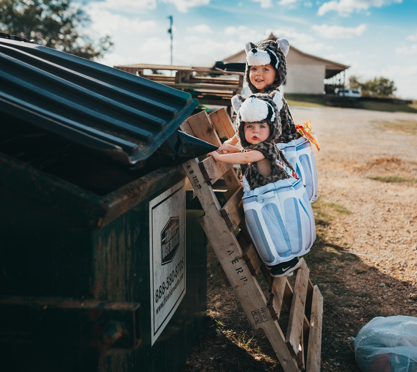 Tate & Tuck – Baby Trash Pandas/ Halloween Costumes