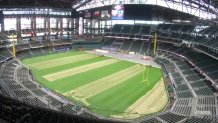 Time Lapse: Arlington's Globe Life Field Transitions From Baseball to  Football – NBC 5 Dallas-Fort Worth