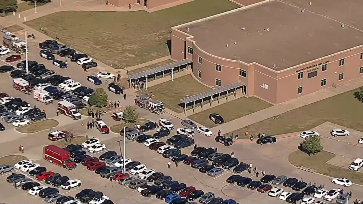 Photos of Active Shooter Situation at Mansfield Timberview High School