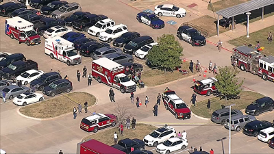 Raw Video: Authorities Respond to Reports of Active Shooter at Timberview High School