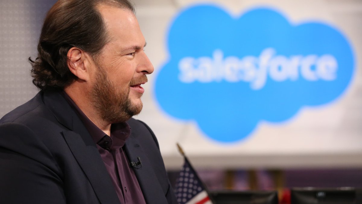 Benioff Says He's 'Never Leaving' Salesforce, But Is Thrilled to Have Bret Taylor Alongside Him as Co-CEO – NBC 5 Dallas-Fort Worth - Vimarsana News