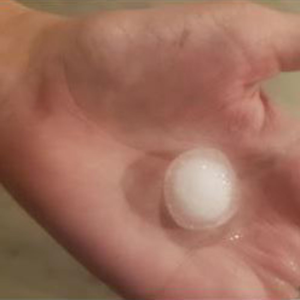 Hail in Aubrey, TX