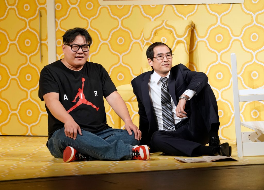 Oscar Seung and Albert Part in Supreme Leader Dallas Theater Center