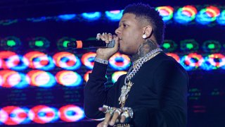 Yella Beezy performs onstage during Shaq's Fun House at Mana Wynwood Convention Center on Jan. 31, 2020 in Miami, Florida.