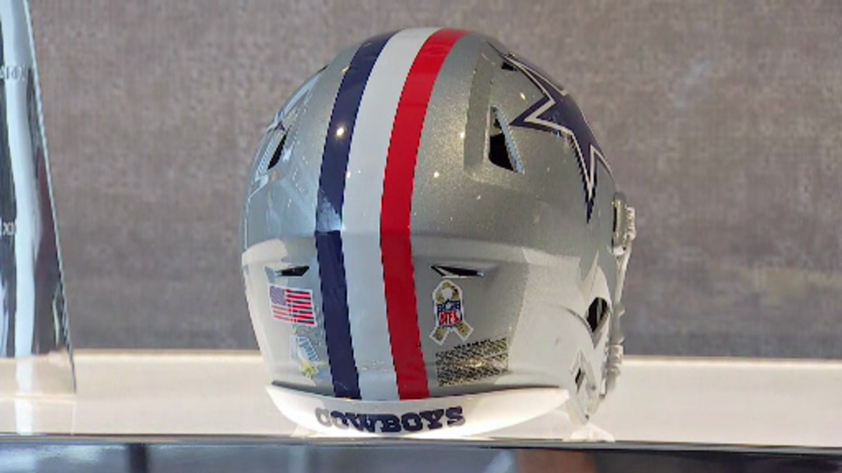 dallas cowboys new helmet 2021