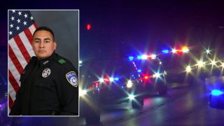 Det. Alejandro “Alex” Cervantes died Saturday when a suspected intoxicated driver ran a red light at an intersection in Lake Worth and struck the officer in his personal vehicle while he was off duty.