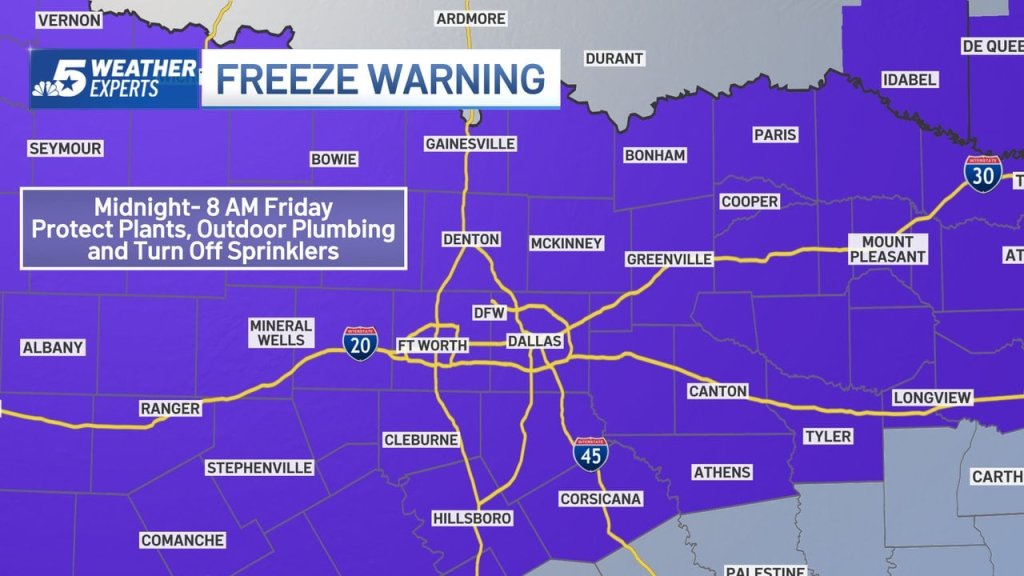 What is a hard freeze warning? Florida, Texas, Georgia under advisories