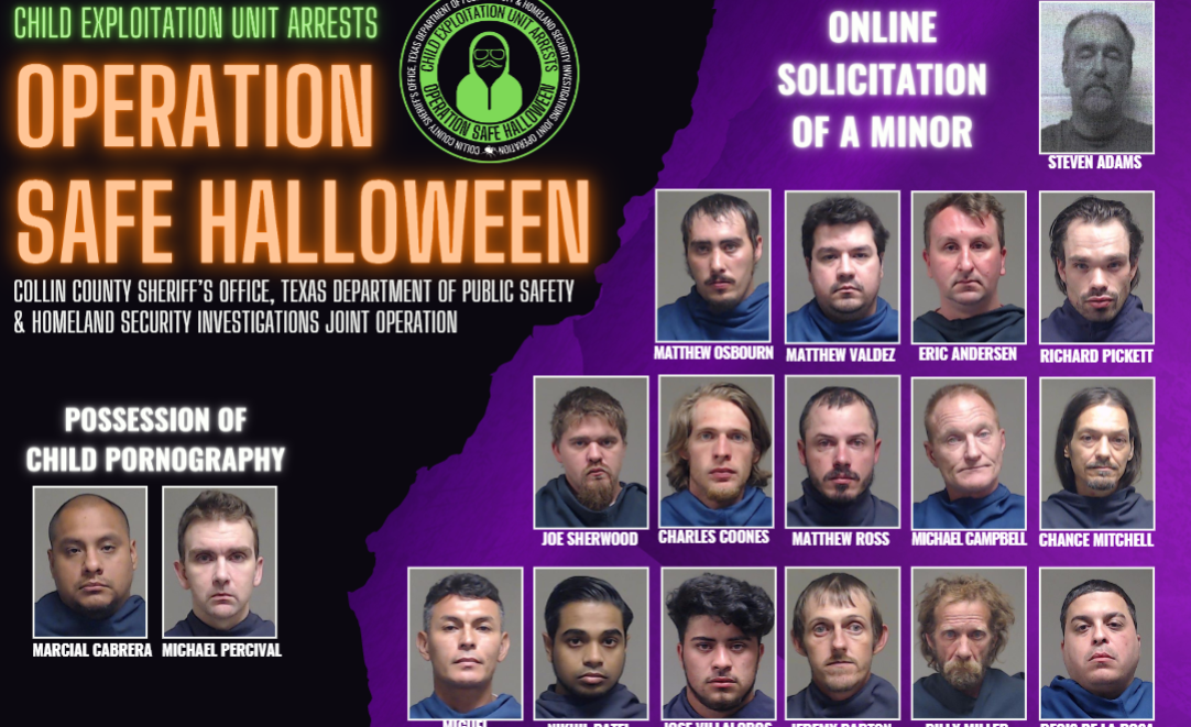 Collin County Sheriff’s Office Make Arrests in ‘Operation Safe