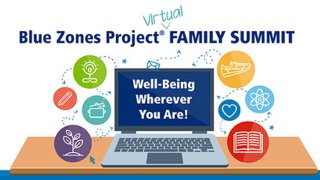 Blue Zones Virtual Family Summit Logo