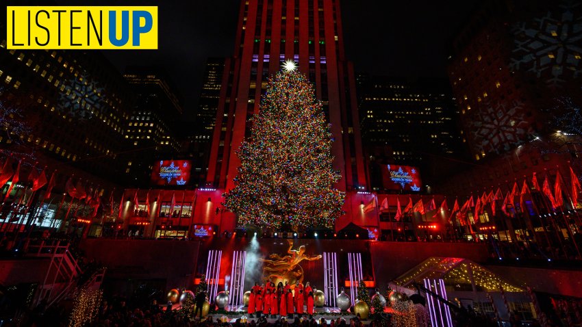 Listen Up Live At the Rockefeller Center Christmas Tree Lighting