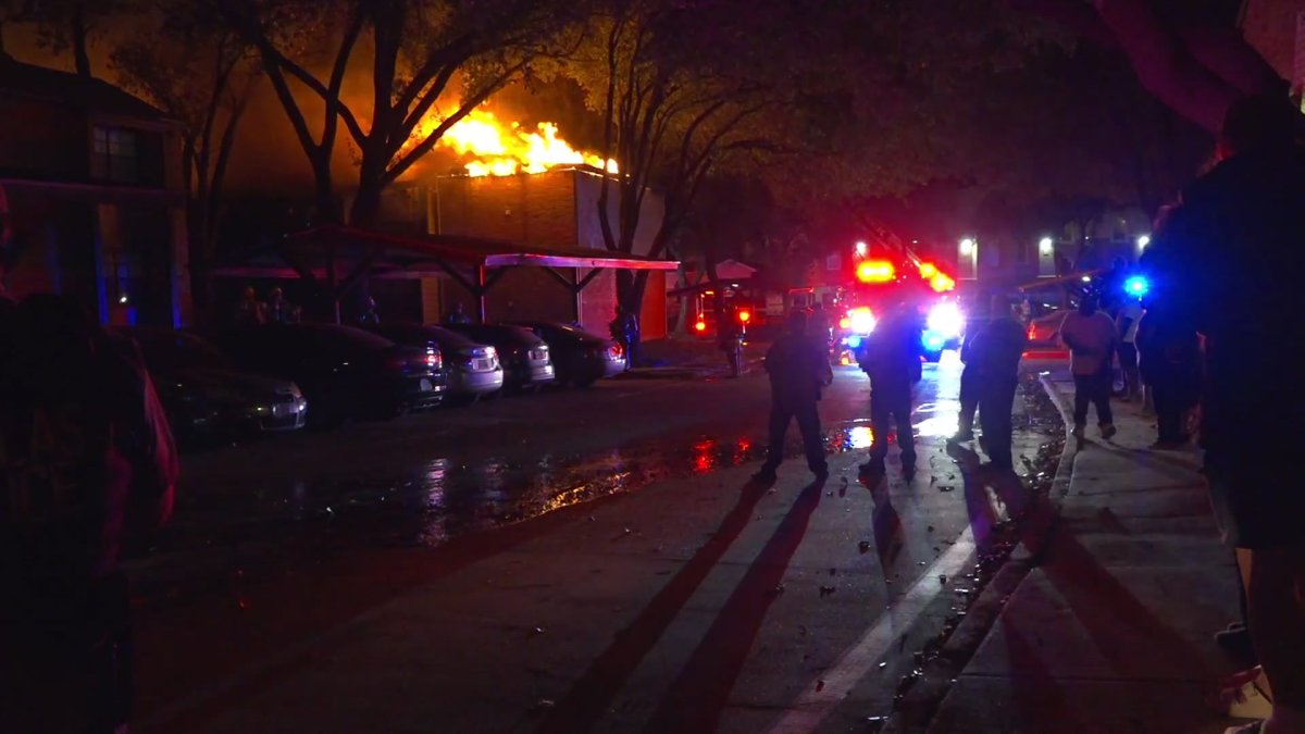 Eight Units of Dallas Apartment Complex Damaged in Fire – NBC 5 Dallas ...