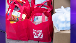 Tarrant Area Food Bank bags
