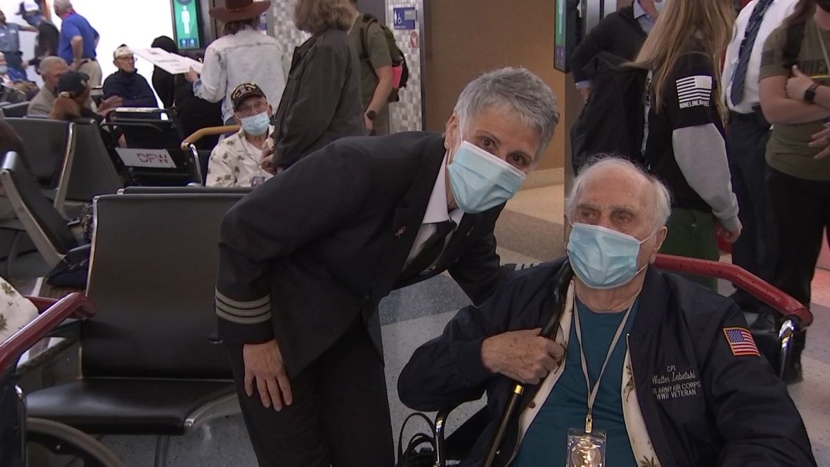 World War II Veterans Fly From DFW to Hawaii for Pearl Harbor ...