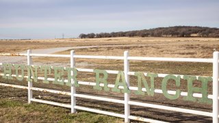 The 3,200-acre Hunter Ranch is southwest of Denton on Interstate 35W.
