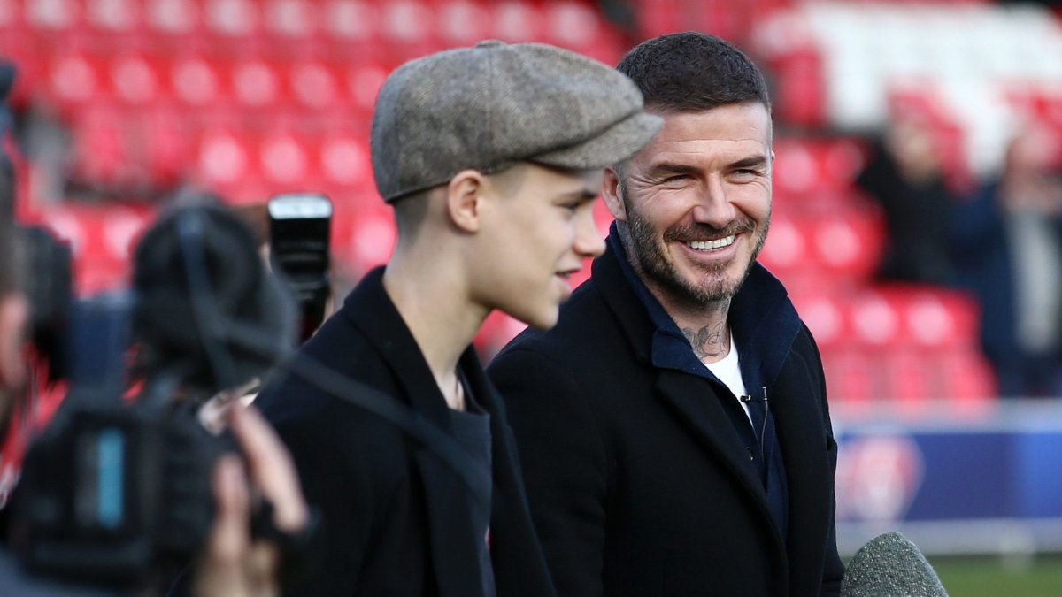 Romeo Beckham Debuts Massive Neck Tattoo Inspired By Dad David’s Ink