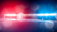 Police red and blue lights