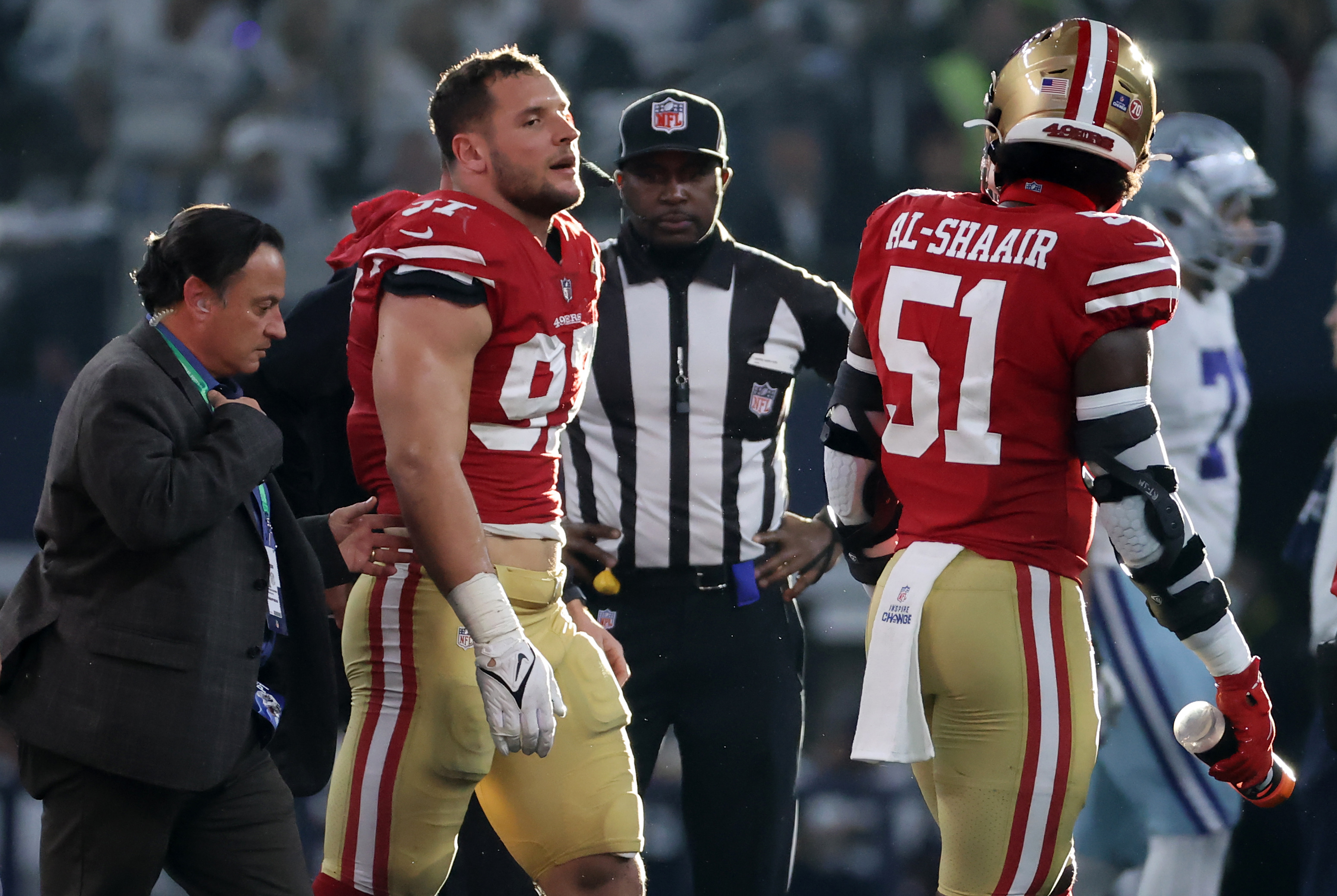 Nick Bosa makes bold claim after playoff win against Cowboys