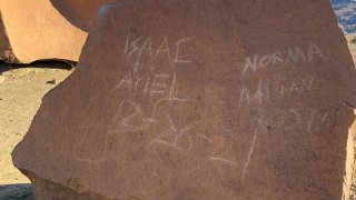 Vandals caused irreparable damage to a piece of ancient artwork at Big Bend National Park, the latest in what's become an increase in vandalism, The National Parks Service says.