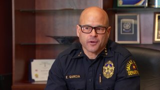 Dallas Chief of Police Eddie Garcia, January 2022.