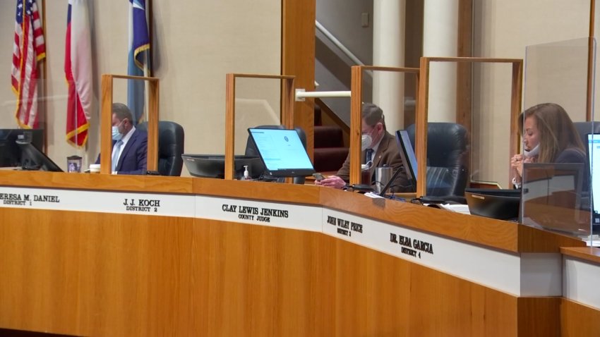 Dallas County Commissioners Tuesday debated asking workers for their COVID-19 vaccine status or test results as county government faces the same challenge that private businesses are facing with keeping workers on the job.