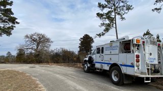 The Texas A&M Forest Service reported the fire that started in the Bastrop State Park Tuesday was 70% contained Thursday afternoon after charring 812 acres.