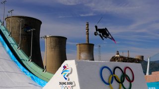 men's freestyle skiing big air